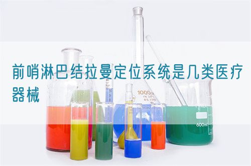 前哨淋巴結拉曼定位系統(tǒng)是幾類醫(yī)療器械(圖1)