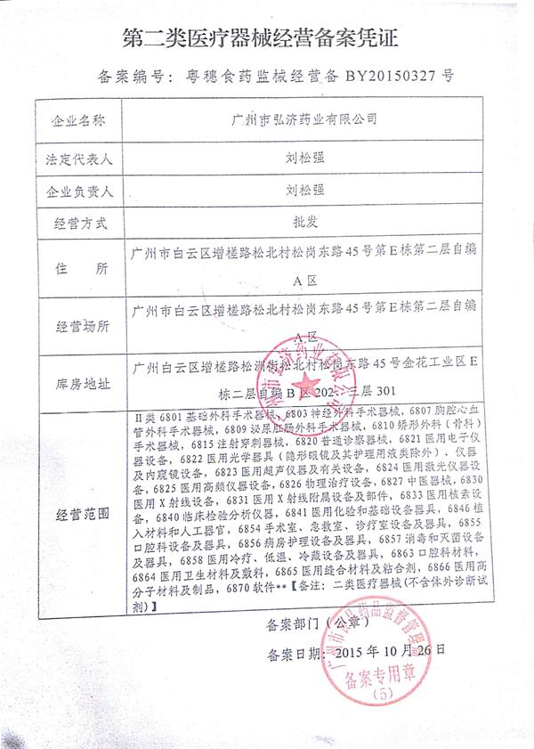 二類醫(yī)療器械經(jīng)營(yíng)備案憑證申請(qǐng)材料有哪些？(圖2)